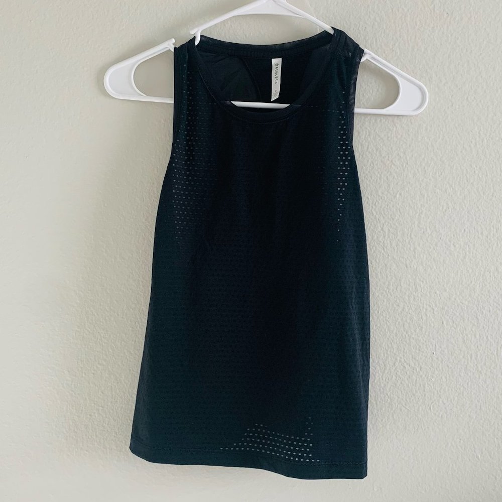 Women's Athleta Chi Dot Mesh Crop Tank